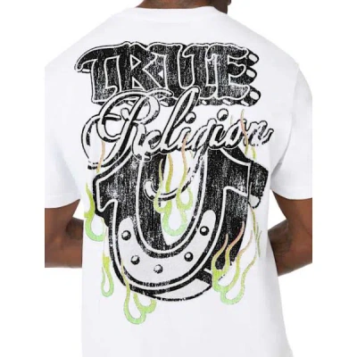 True Religion Men's Metal Horseshoe T-shirt In White
