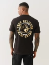 True Religion Men's Metallic True Logo T-shirt