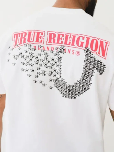 True Religion Men's Mini Buddha Horseshoe T-shirt In Animal Print