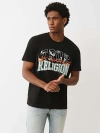True Religion Men's Mixed Logo Typeface T-shirt In Black