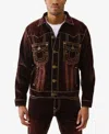 True Religion Men's Oversized Super T Velvet Jacket