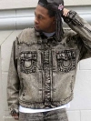 True Religion Men's Oversized Super T Denim Trucker Jacket In Black