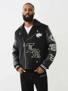 True Religion Property Of None Biker Jacket In Black