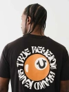 True Religion Men's Puff Print Billiards T-shirt In Black