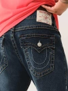 True Religion Men's Ricky Big T Flap Straight Jean
