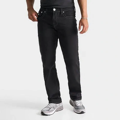 True Religion Men's Ricky Big T Stitch Straight Leg Jeans In Black