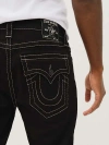 True Religion Men's Ricky Big T Straight Jean In Black