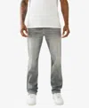 True Religion Men's Rocco Super T Flap Skinny Jean " In Chalk Gray Wash