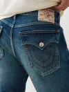 True Religion Men's Ricky Flap Straight Jean