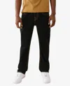 True Religion Ricky Super T Straight Fit Jeans In 2sb Black In Black