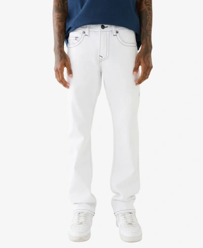 True Religion Men's Ricky Straight Jeans In Optic White