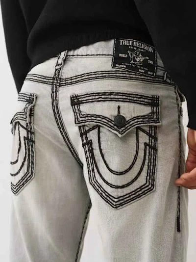 True Religion Men's Ricky Super Qt Straight Jean " In Blue