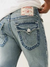 True Religion Men's Ricky Super T Flap Straight Jean In Blue