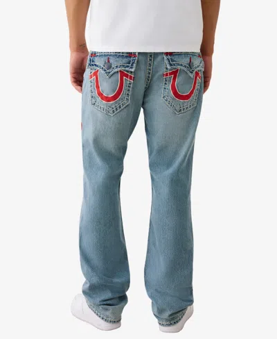 True Religion Men's Ricky Super T Mesh Flap Jeans In Blue
