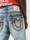 True Religion Men's Ricky Super T Triple Horseshoe Straight Jean