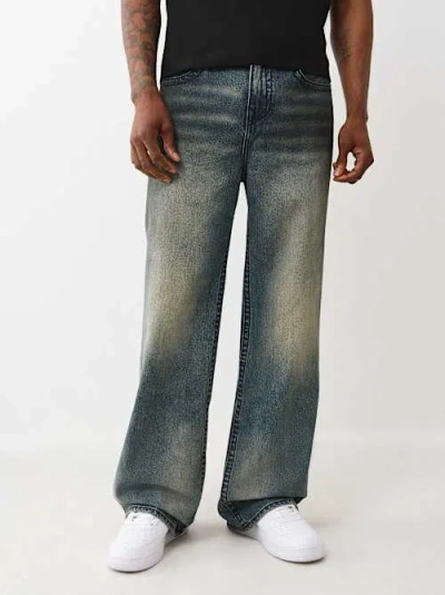 True Religion Men's Rocco Super T Skinny Jean 32" In Blue