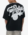 True Religion Men's Script Heavyweight Oversized T-shirt In Black