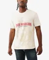 True Religion Mens Winter White Graphic-print Cotton T-shirt In White