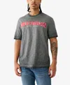 True Religion Standard Arch Logo T-shirt In Gray