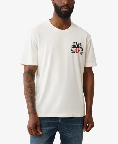 True Religion Men's Short-sleeve Flag T-shirt In White