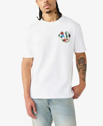 True Religion Men's Short-sleeve Garden Horseshoe T-shirt In White