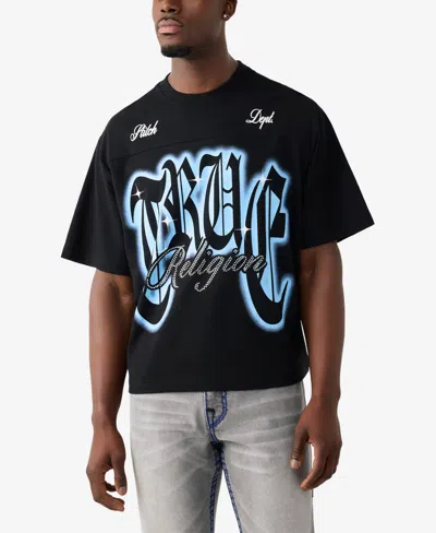 True Religion Men's Short-sleeve T-shirt In Black