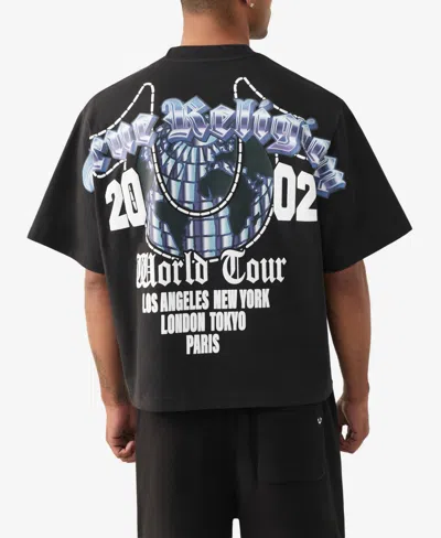 True Religion Men's Short-sleeve T-shirt In Black