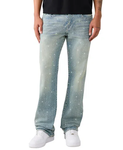 True Religion Billy Big T Flap Rhinestone Bootcut Jeans In Multi