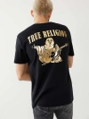 True Religion Men's Solid Gold Buddha T-shirt