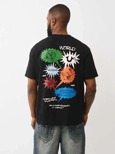 True Religion Men's Speech Bubble Graphic T-shirt In Black
