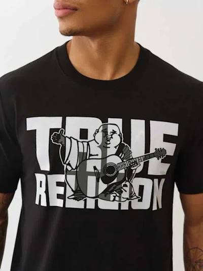 True Religion Men's Stacked Buddha T-shirt In Black