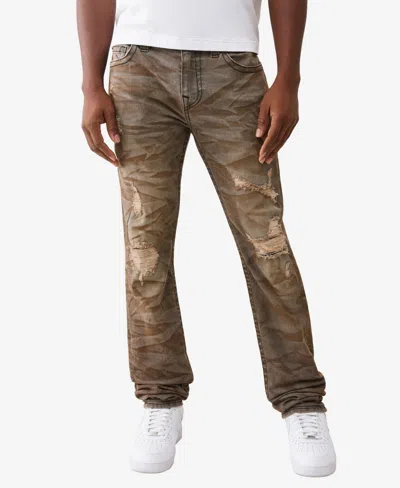 TRUE RELIGION MEN'S STACKED ROCCO SKINNY JEANS