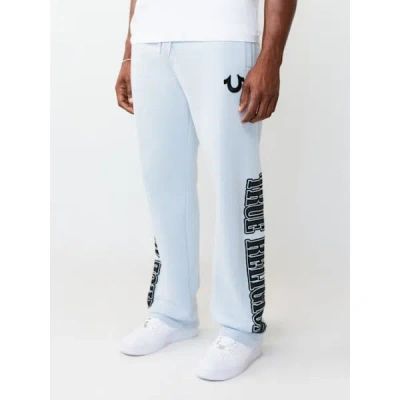 True Religion Men's Straight Og Logo Sweatpant In Blue