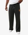 True Religion Baggy Cotton Blend Sweatpants In Black