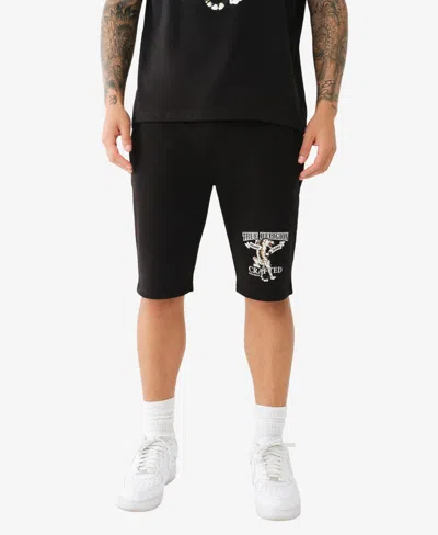 True Religion Men's Tiger Shorts In Black