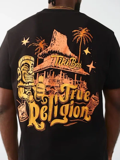 True Religion Men's Tiki Logo Graphic T-shirt In Black