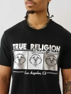 True Religion Men's Triple Buddha Box T-shirt