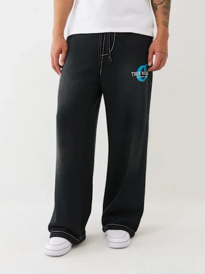 True Religion Men's  X Cookies Relaxed Sweatpant In Black