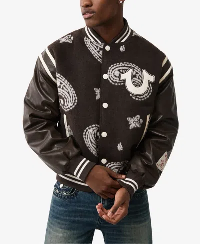 TRUE RELIGION MEN'S VARSITY JACKET