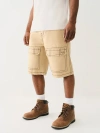 True Religion Men's Vinny Big T Cargo Shorts In Neutral