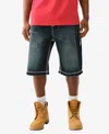 True Religion Vinny Rope Stitch Ultra Baggy Short In Blue