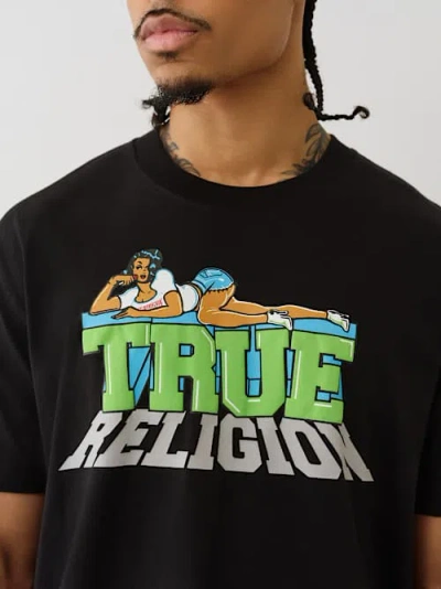 True Religion Men's Vixen Graphic Crew T-shirt