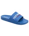 True Religion Men's Weezy Logo Slide In Blue
