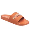 True Religion Men's Weezy Logo Slide In Orange