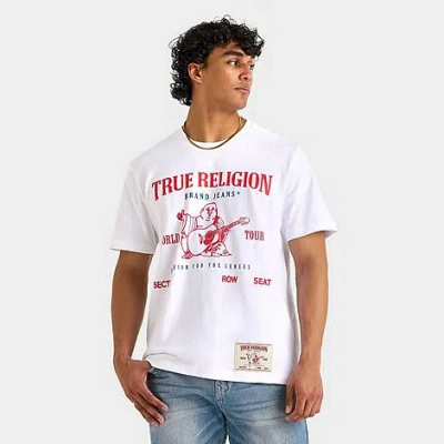 True Religion Men's World Tour Graphic T-shirt In Optic White