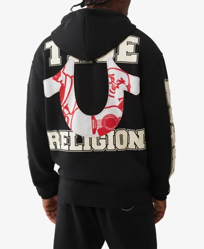 True Religion Men's Zip-up Front Long-sleeve Hoodie In Black