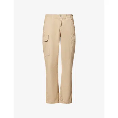 True Religion Mens Travertine Cargo Relaxed-fit Woven Trousers In Brown
