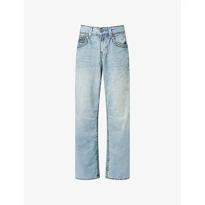 TRUE RELIGION MENS TRUE RELIGION VINNY QUAD STRAIGHT-LEG DENIM JEANS