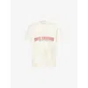True Religion Mens Winter White Graphic-print Cotton T-shirt In White