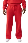 True Religion Mesh Horseshoe Sweatpants In Red